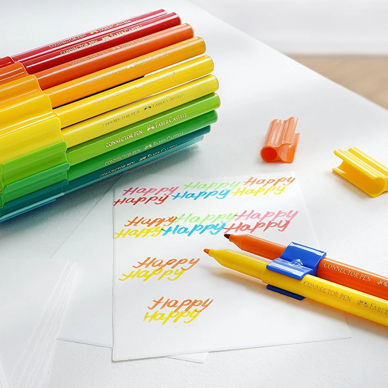 Faber Castell разъем маркер для детская клипса на Цветной картина эскизная ручка 10/20 Вт, 30 Вт/40/60/80 Цвета Aquarell маркер