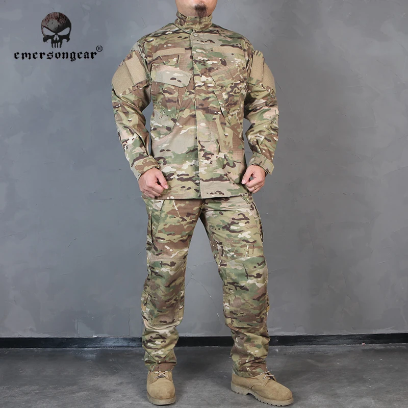 Emersongear Military Uniform EMERSON bdu R6 multicam combat airsoft camouflage hunting clothes EM6889