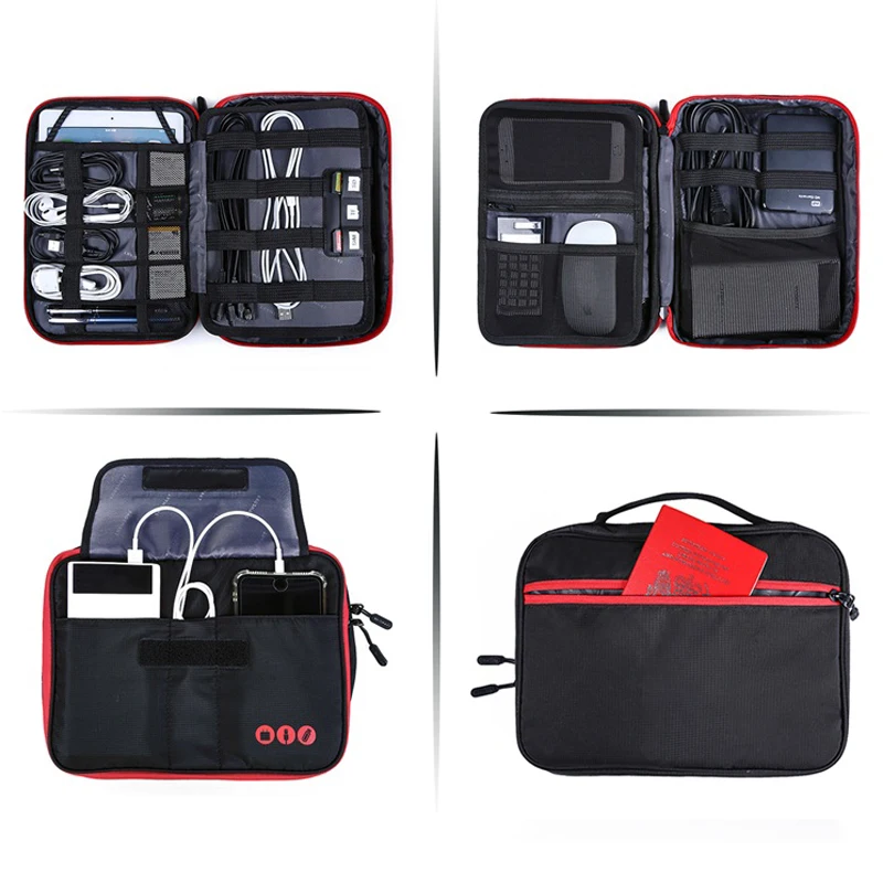 BAGSMART Date Cable Digital Accessories Finishing Bag Data Charger Wire Storage Bag Mp3 Earphones Usb Flash Drive Organizer Bag