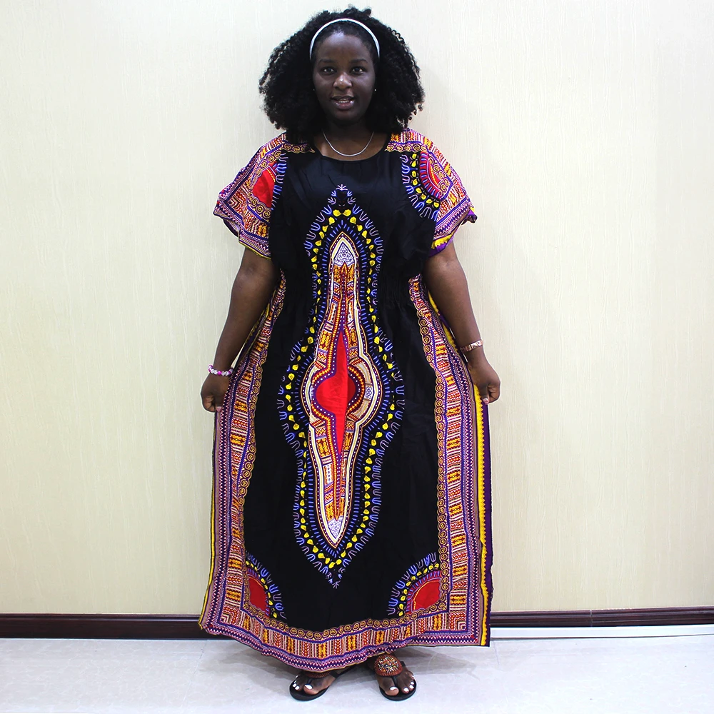 

100% Cotton Dashiki African Print Dashiki Stunning elegant African Ladies Dress