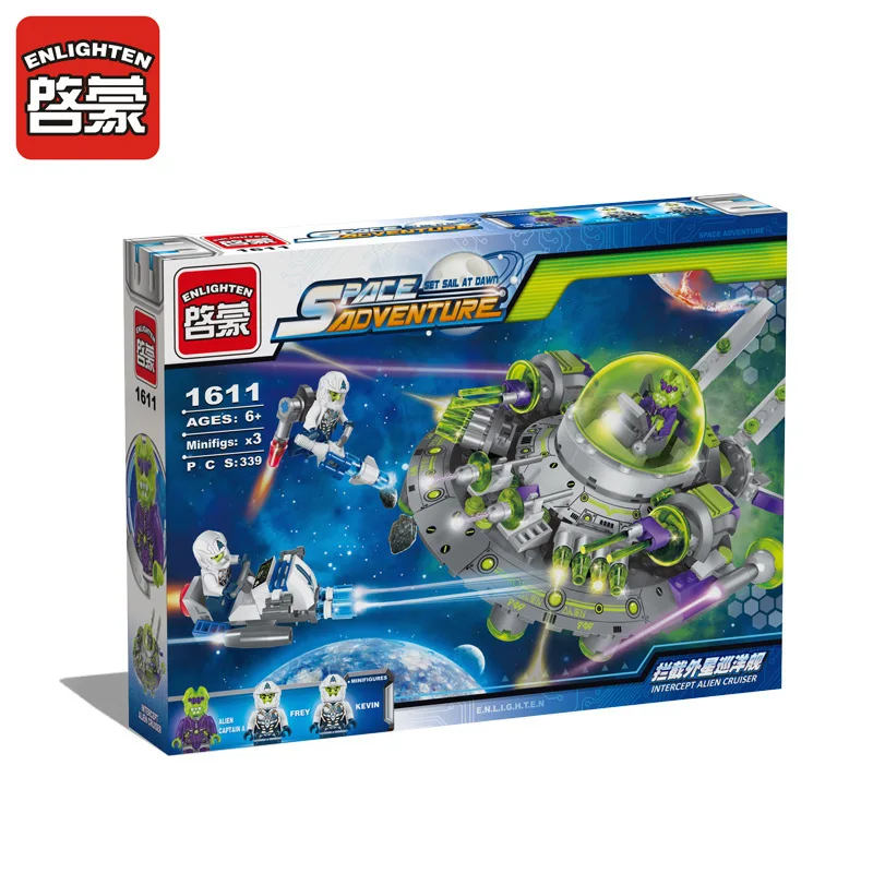 Enlighten Models Building toy Compatible with Lego E1611 339pcs Alien Blocks Toys Hobbies For Boys Girls Model Building Kits Enlighten Models Building toy Compatible with Lego E1611 339pcs Alien Blocks Toys Hobbies For Boys Girls Model Building Kits