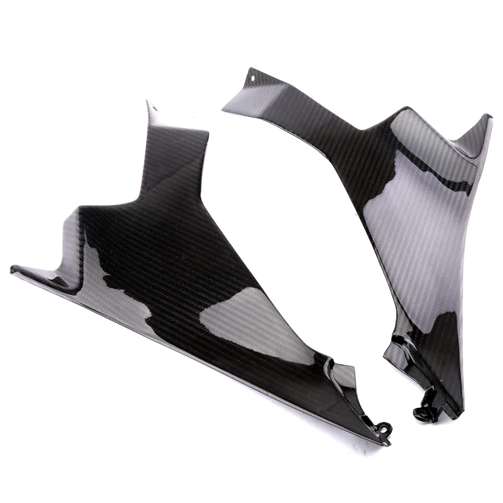 

For Kawasaki Ninja 400 2018 2019 Left Right Tank Side Panel Cover Fairing Kit Protector Real Carbon Fiber Motorcycle Accessories