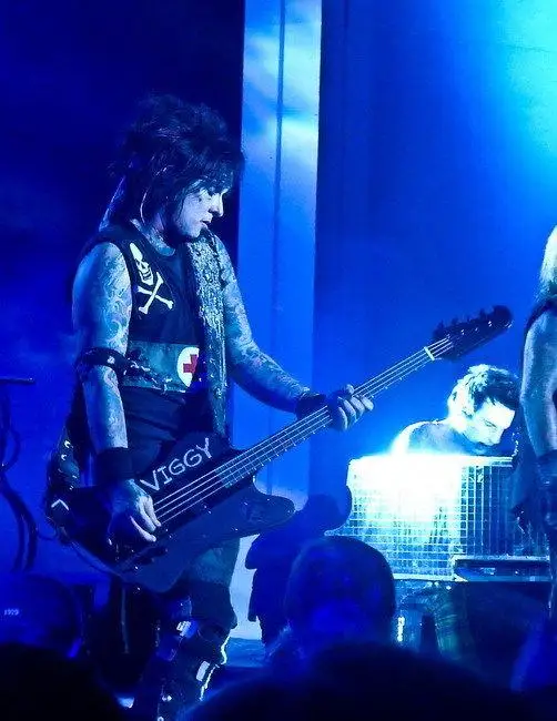 

Nikki Sixx Hot Musician Cofounder Wall Sticker Home Decoration Silk Art Poster