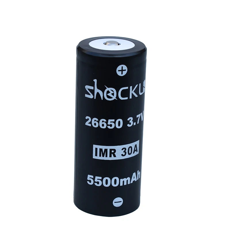 26650 аккумулятор Shockli 3,7 V 5500mAh Высокая емкость 30A литиевая аккумуляторная батарея для высокой мощности фонарь светильник светодиодный светильник вспышка
