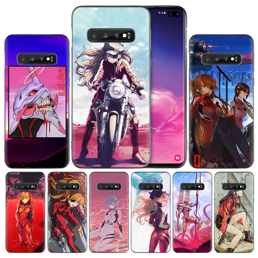 

Silicone Case Cover for Samsung Galaxy A50 A70 A40 A30 A20 A20e A10 A9 A8 A7 A6 Plus 2018 M30 M20 M10 Note 8 9 Neon Genesis Evan