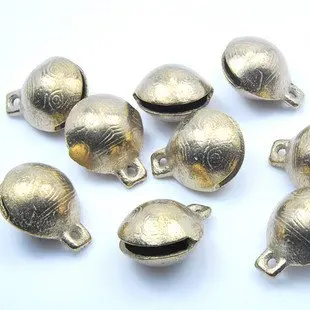 

50PCS Brass Bells Beans Bell Windbells 6# 25mm Tiger Head Bells NBB341