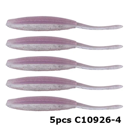 Goture 5 шт/25 шт 10 см 4,7 г рыболовные приманки, наживки Мягкая силиконовая приманка поддельные приманки для ловли окуня Snakehead - Цвет: C109264 5pcs