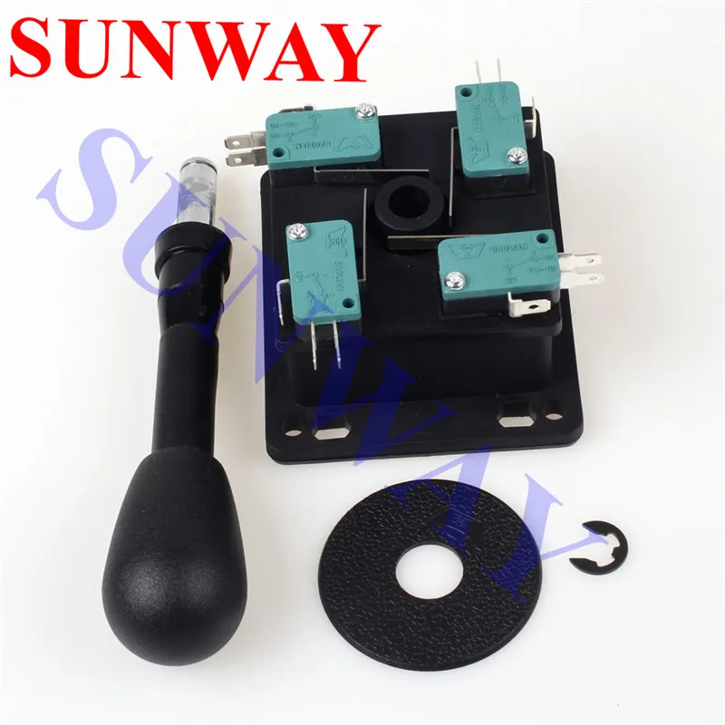 High-Quality-Arcade-Jamma-Competition-Game-Black-Happ-American-Style-Joystick-with-Microswitches-4Way-8Way-Game