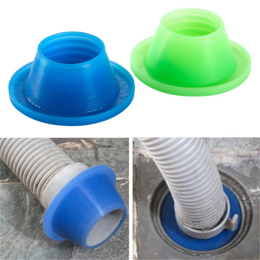 2pcs Sewer Pipe Pest Control Anti odor Deodorant Silicone Gel Seal Ring
