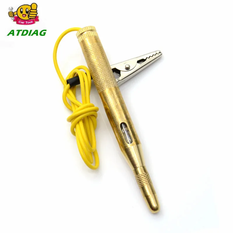 

HOT!!! Auto Car Light Circuit Tester Lamp Voltage DC 6V 12V 24V Copper Test Pen Detector Probe Light System Test Probe Lamp