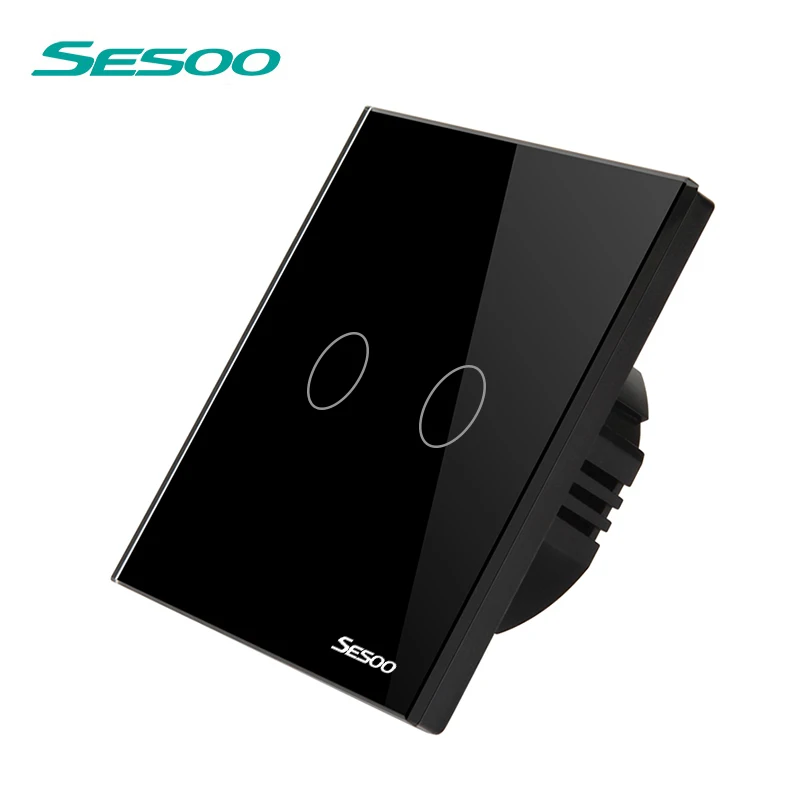  SESOO Touch Wall Switch 1/2/3 Gang LED Indicator Smart Home RF433 Wireless Remote Control Light Swi - 32721902988