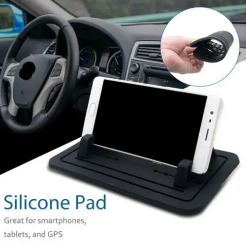 

Universal Anti-Slip Phone Holder Dash Pad Car Non-slip Mat Silicone Stand Mount