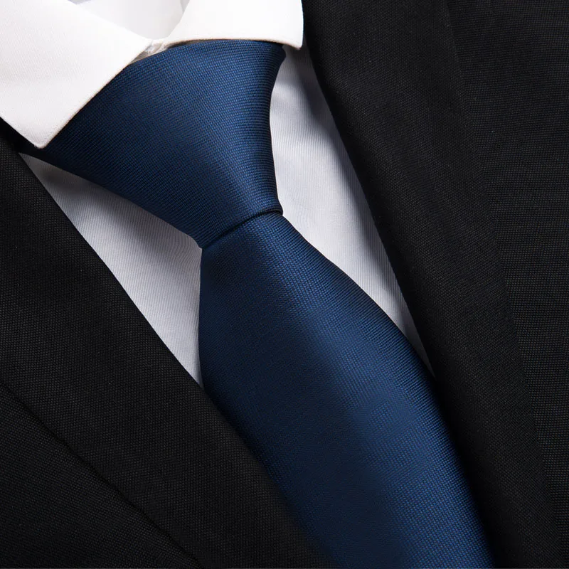 Высокое качество 8 см галстук для мужчин Деловая Свадебная церемония назначение мужчин t галстуки модные строгие галстуки с подарочной коробкой - Цвет: Color 4