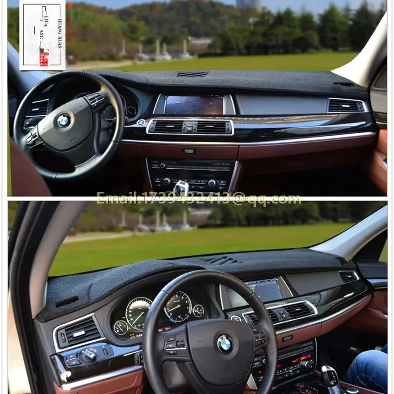

dashmats car-styling accessories dashboard cover for BMW 5 series GT F10 F11 F07 2011 2012 2013 2014 2015 2016