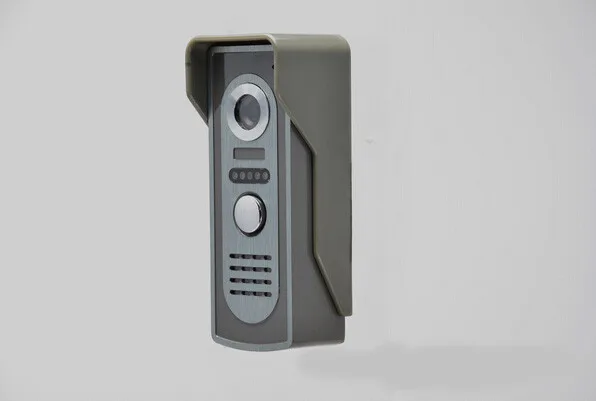7 дюймов Цвет видео-телефон двери домофон комплект ИК системы наружного панели металла и Пинхол камера