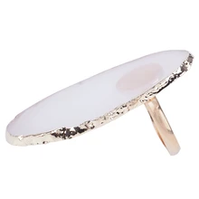 1 Pc Resin Stone Color Nail Art Ring Palette Finger Ring Plate Acrylic Uv Gel Polish Cream Foundation Mixing Nail Art Equipmen