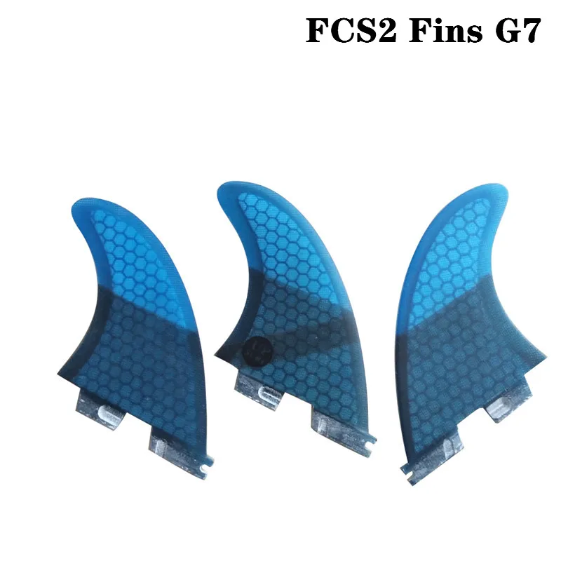 

FCSII G7 Size Surfboard Red/Blue/Black/Green color Honeycomb Fins Tri fin set FCS 2 Fin Hot Sell FCS II Fin Quilhas