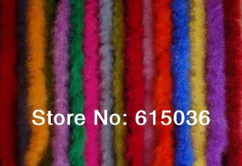

10Pcs/lot 200cm(79") Chicken Feather Strip Wedding Marabou Feather Boa #10 color Y choose