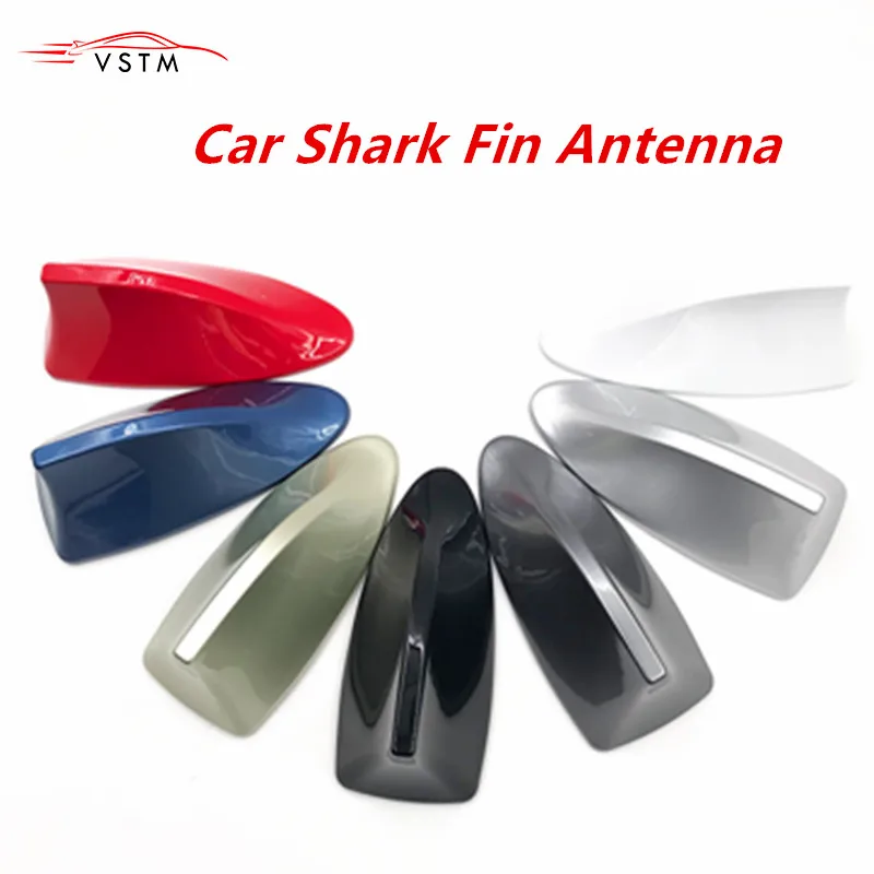 

Car Shark Fin Antenna Auto Radio Signal Aerials Roof Antennas for most of cars Car Styling