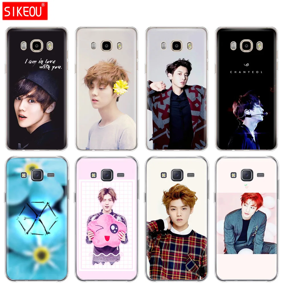 Силиконовый чехол для телефона Samsung Galaxy J1 J2 J3 J5 J7 MINI 2016 2015 prime Kpop exo LUHAN Park