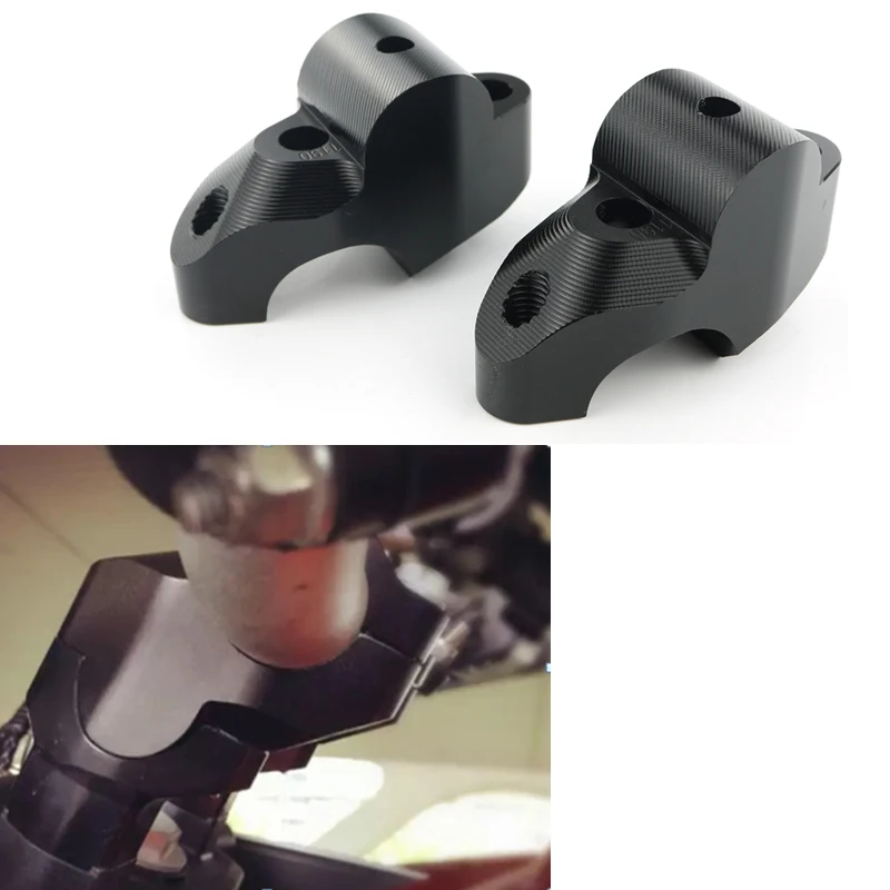 Мотоцикл 28 мм аксессуары фитинги на руле, подступни крепления сплав Алюминий подходит для KTM 1050 1090 1190 1290 ADV GT