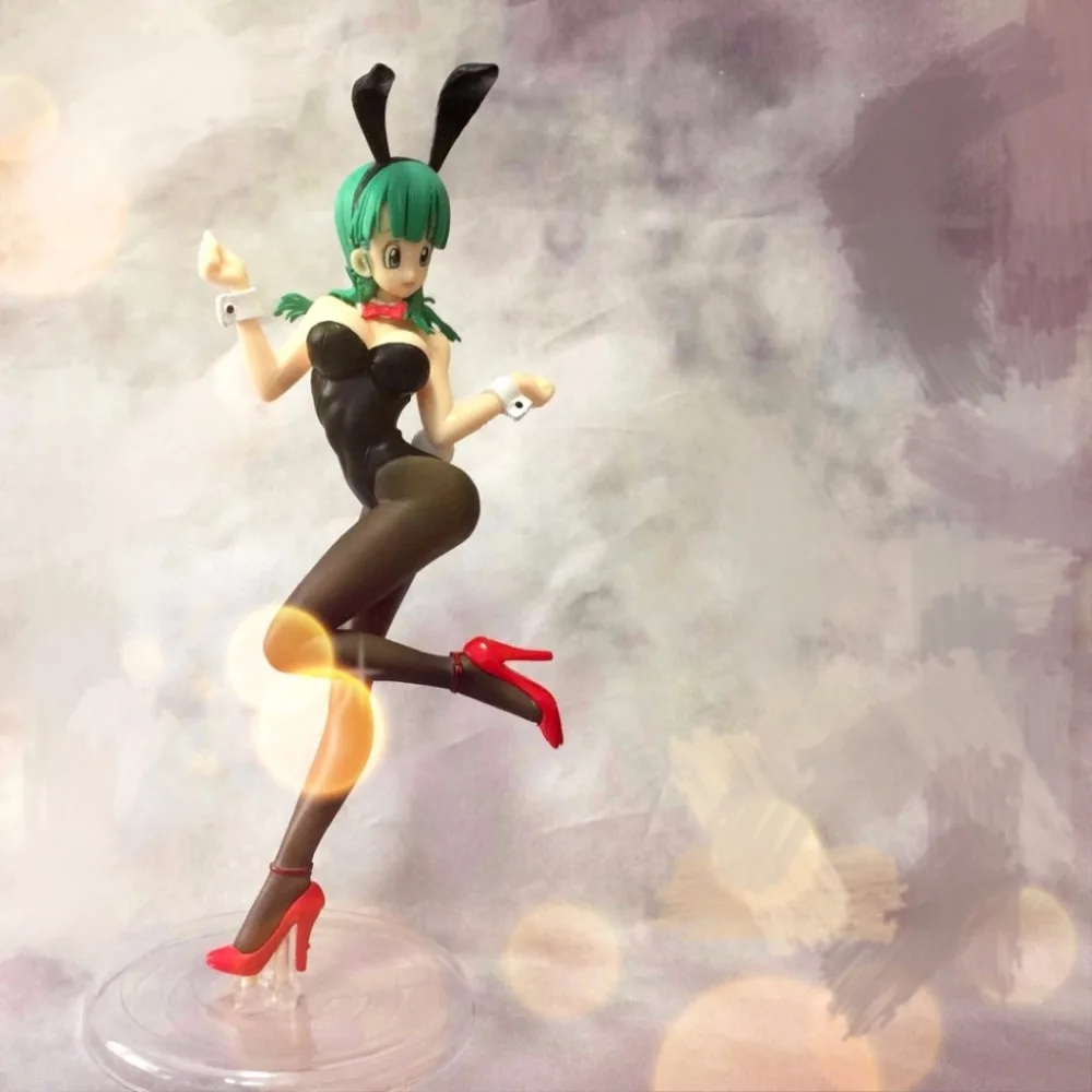 HKXZM Anime 21CM Dragon Ball Girl BULMA Bunny Ver. Sexy PVC Figure Model Toys Collectible Gift | Игрушки и хобби