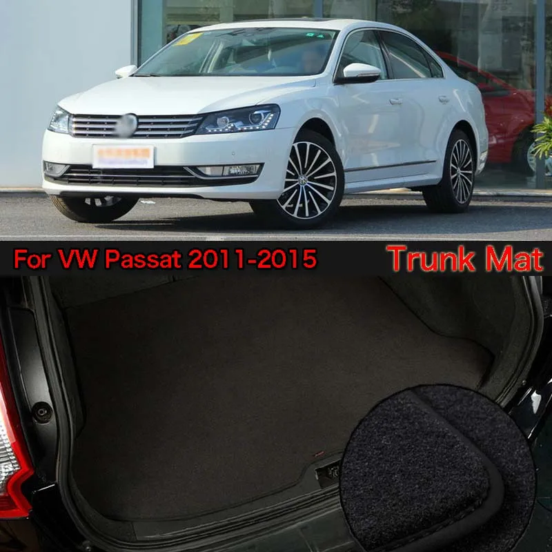 Nylon Fabric Washable Car Trunk Cargo Liner Carpet Mats For VW Passat ...