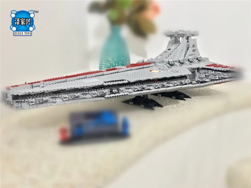 

Genuine The UCS Rupblic Star Destroyer Cruiser Wars ST04 Set Lepins Building Blocks Bricks Educational Birthday Christmas Gift