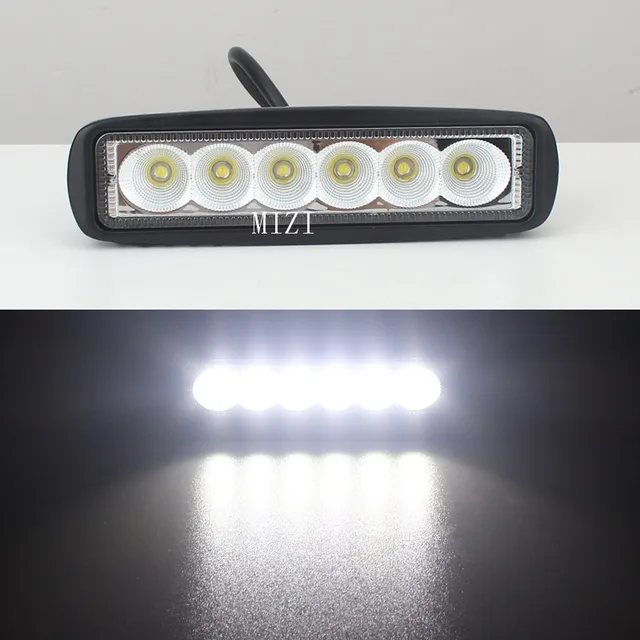 2PCS 6 inch 18W LED Light Bar 12V 24V Motorcycle LED Bar Offroad 4x4 ... 2PCS 6 inch 18W LED Light Bar 12V 24V Motorcycle LED Bar Offroad 4x4 ...