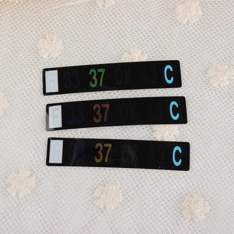 Infant Baby Milk Bottle Thermometer Temperature Test Strip Indicator Temperature Measuring Instruments Card Safety  (2)