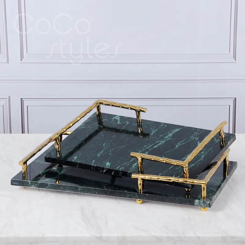 3 marble serving tray  (4)