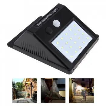 

Hot Sale Decor Lighting Bight Out Light 8 LED Solar Power PIR Motion Sensor Wall Light Outdoor Waterproof Garden Lamp