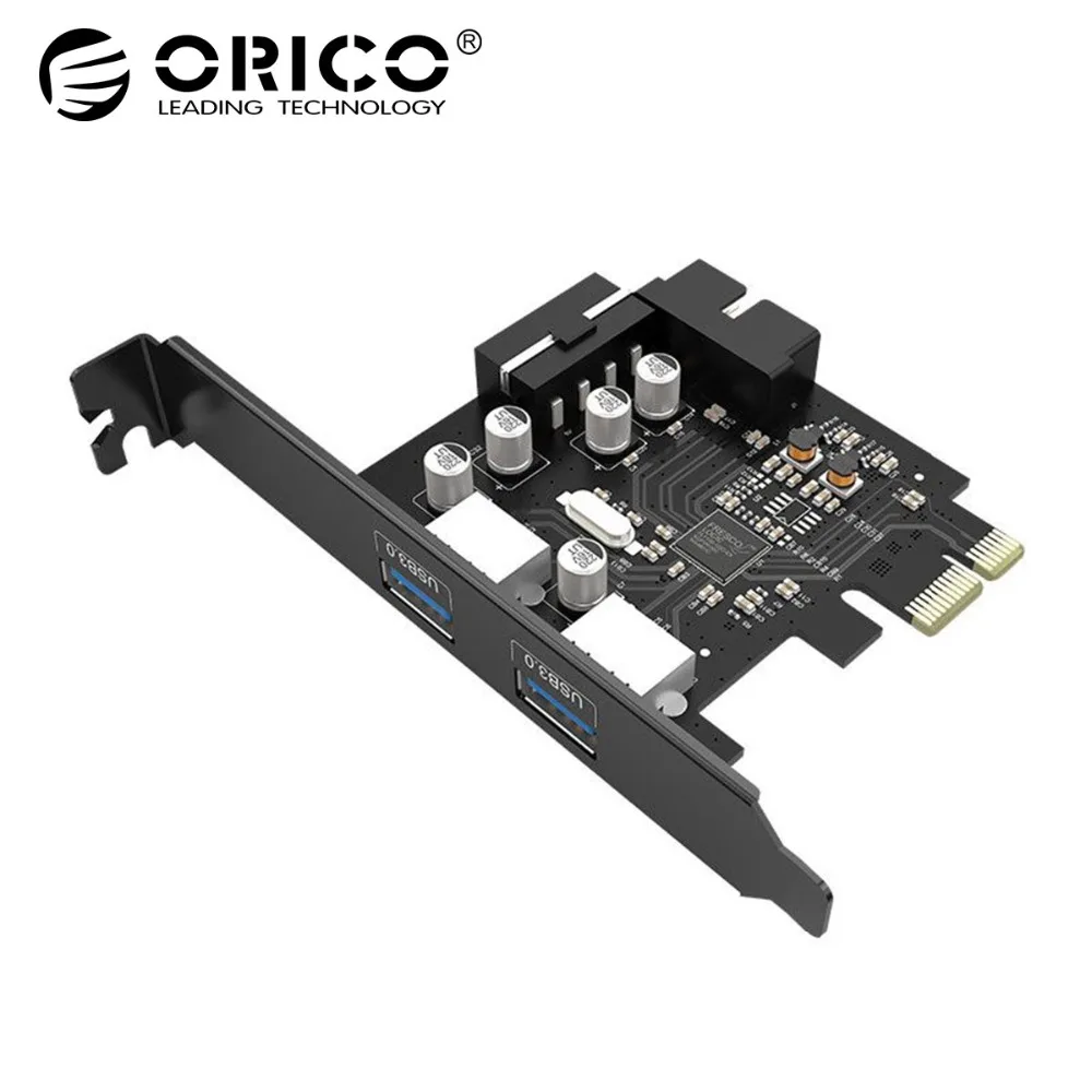 

ORICO 2 Port USB3.0 PCI-E Expansion Card 15 Pin SATA to Big 4 Pin Interface 5 Gbps Speed For Computer Component PCI Express Card