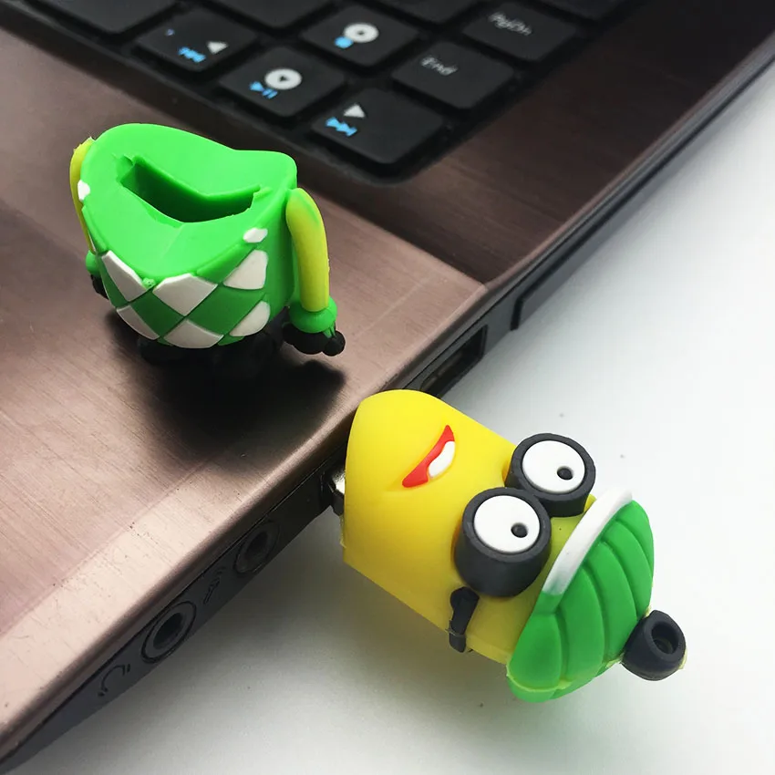 Мультфильм Миньоны Гольфист диск USB флешка Флешка устройство для хранения USB флэш-накопитель 128 Гб 64 ГБ 32 ГБ 16 ГБ 8 ГБ 4 ГБ ручка-накопитель