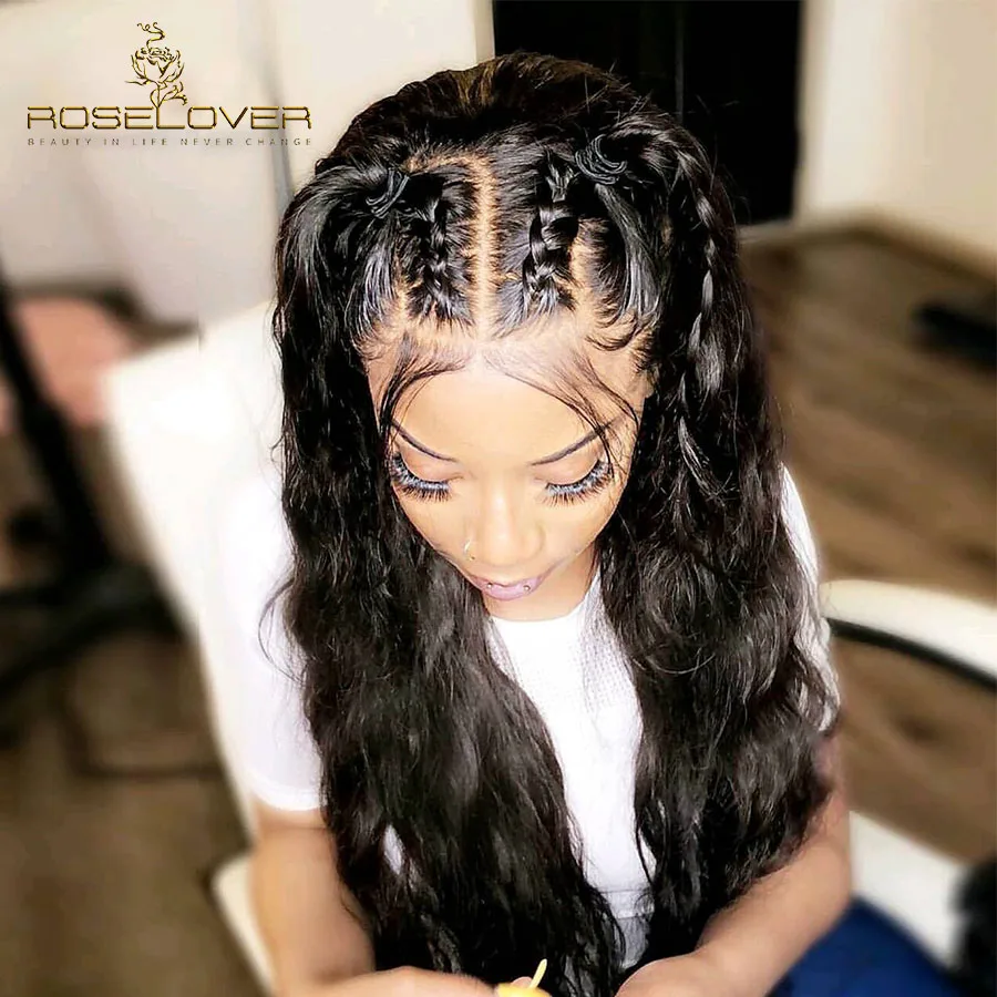 

Peruvian Remy Body Wave 360 Lace Frontal Human Hair Wigs with Baby Hair PrePlucked Bleached Knot Natural Hairline Lace Front Wig