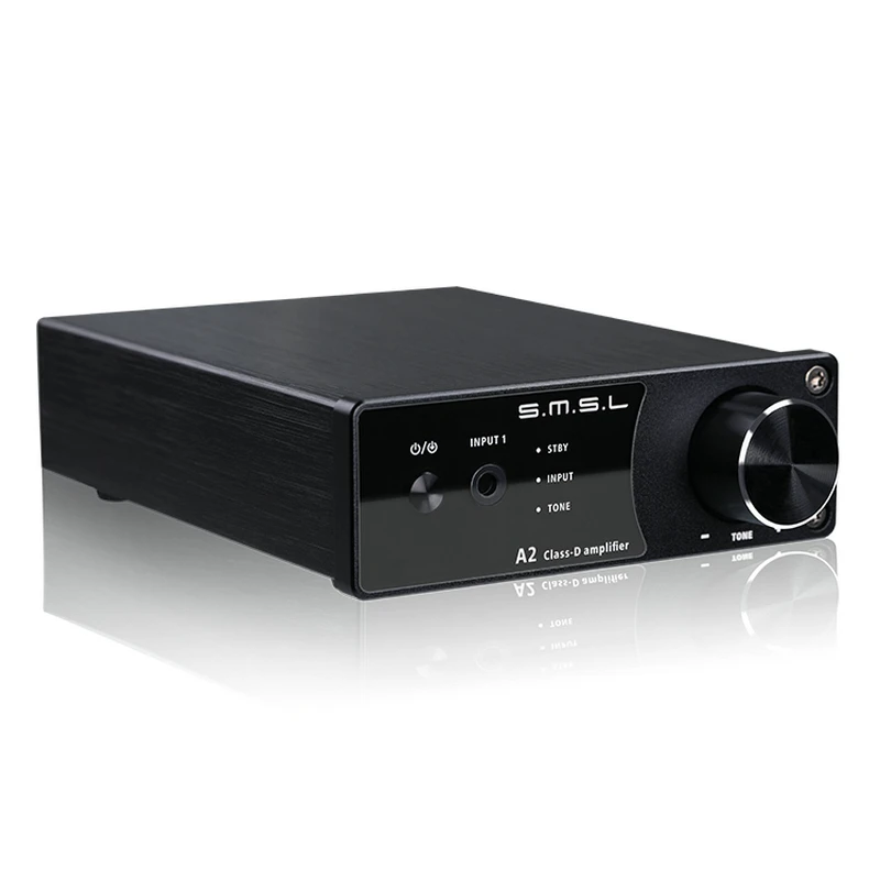 New SMSL A2 Audio Digital Amplifier ,support 2 RCA Inputs and 3.5mm Headphone Jack Inputin