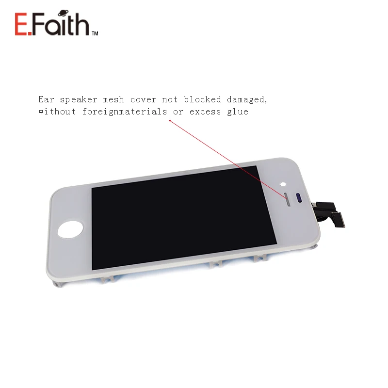 Горячая AAA класса E-Faith ЖК-дисплей для iPhone 4 4G 4S CDMA с сенсорным экраном дигитайзер и рамка Полная сборка DHL