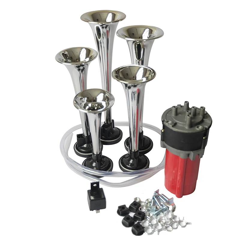 

200db Musical Air Horn Dukes For Car Truck Boat 12V 5pc Car Trumpet air horns