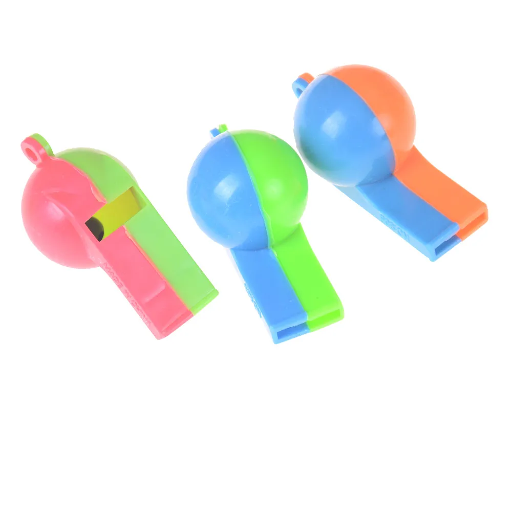 10pcs/lot for Kids Children Candy Color Whistle Cheerleading Toys
