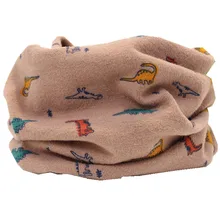 Осенне-зимний хлопковый шарф для девочек, детский шарф Bufandas LIC, красивый шарф с принтом для мальчиков и девочек, милый детский шарф с воротником, детское кольцо