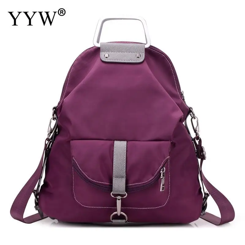 

Korean backpack fashion Solid Student scool bag Waterproof backpack women for school