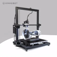 Large 3D Printer Auto Leveling Heated Bed Xinkebot Orca2 Cygnus Dual Extruder 3D Printer 15.7×15.7×19.7in Free Shipping