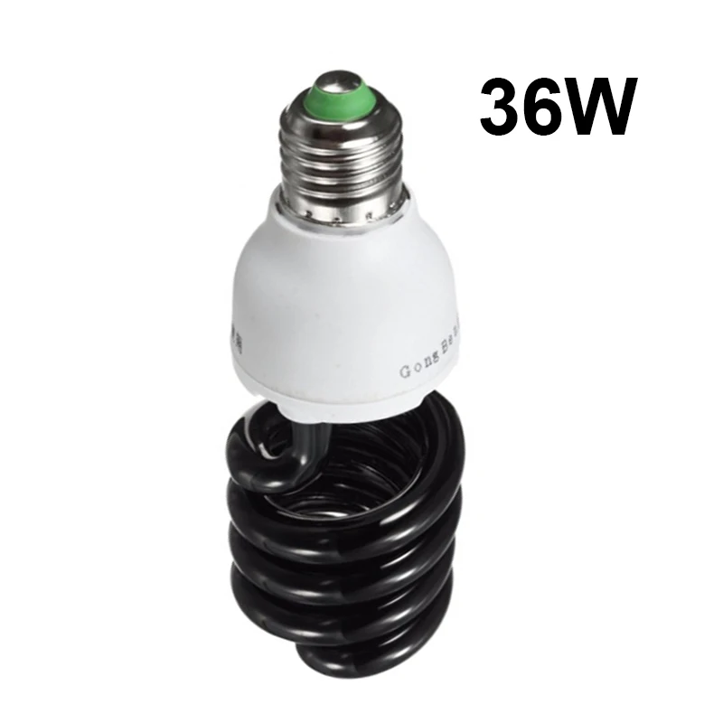 15 Вт/20 Вт/30 Вт/40 Вт AC220V E27 энергосберегающие лампы УФ этапе спиральные метчики для станка лампа черный свет УФ фиолетовый свет