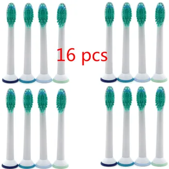 

16 pcs HX6014 TOOTH BRUSH HEADS For PHILIPS Sonicare FlexCare Diamond Clean HX6064 HX6930 HX9340 HX6950 HX6710 HX9140 HX6530