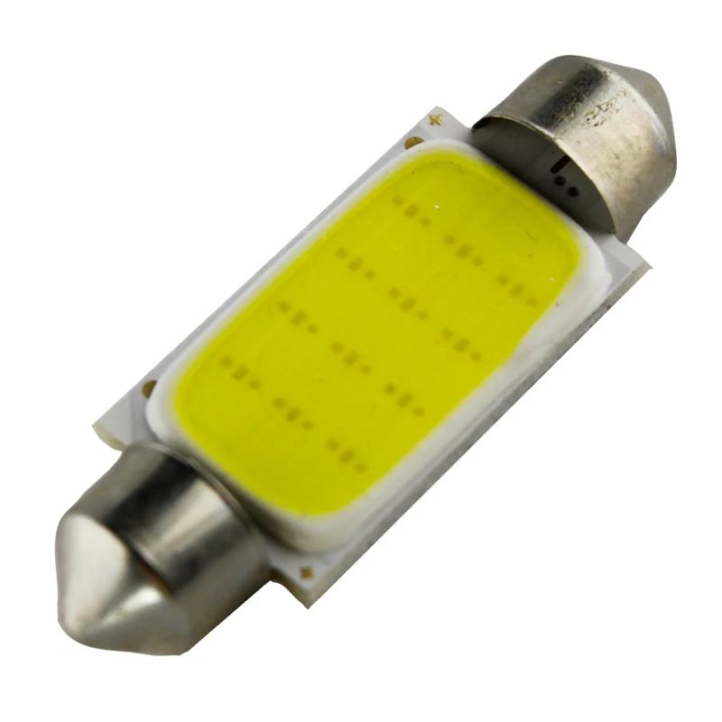 4pieces White 41mm COB 12LED Bulbs Car Interior Dome Map Lights Door Light Reading License Plate 12V | Автомобили и мотоциклы