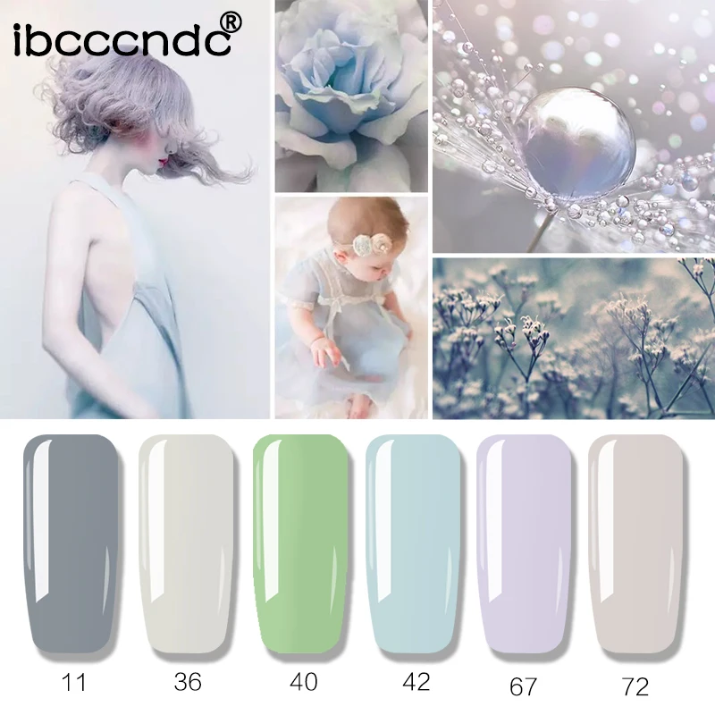

Ibcccndc 10ml Soak Off Gel Varnishes 10ml Long lasting Gel Lacquer UV Gel Nail Polish Colorful Semi Permanent Nail Gel 31-60