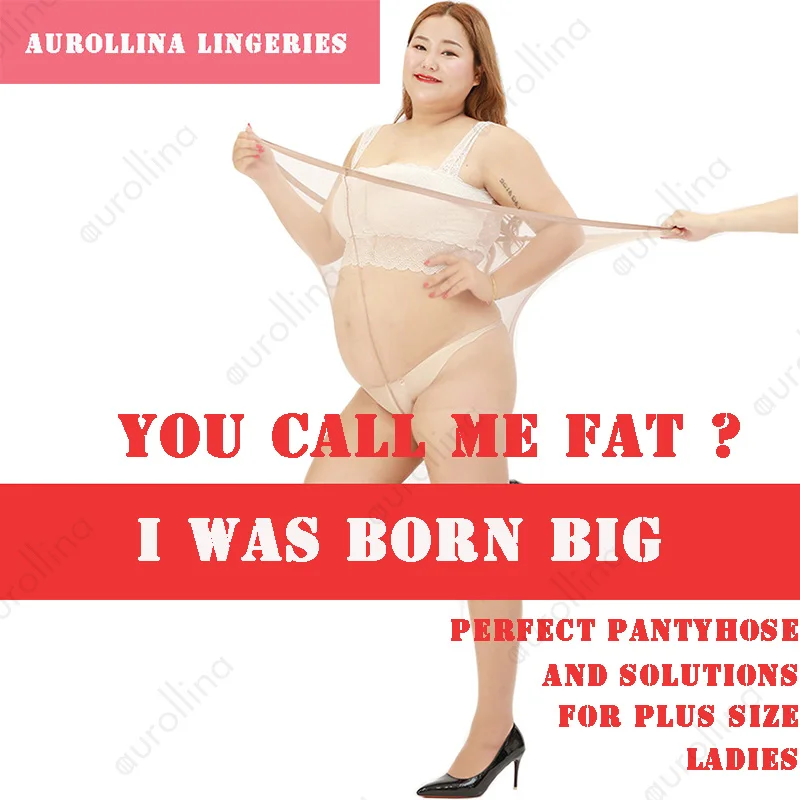 

Big Woman Over Size Woman Size Plus Pantyhose Run Proof No-Rip Pantyhose Plus Sized Chubby Female Sexy Stocking Femme Pantyhose