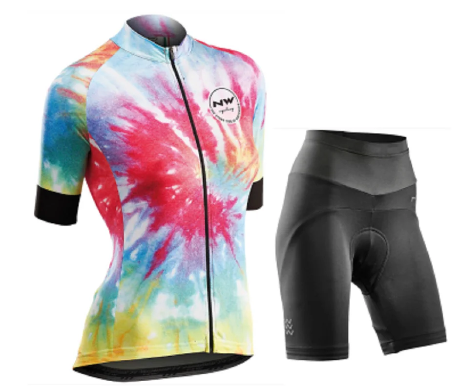 Pro Team Велоспорт Джерси одежда женская NW короткий рукав быстросохнущая Northwave MTB велосипед Велоспорт Топы Одежда Майо Ciclismo