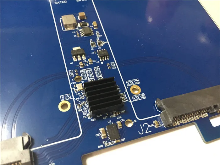 Dupla de Alta Adaptador para Mac Iii para Pci Marvell Sata Velocidade Express Pci-e 2x Ssd Pro 3.1-5.1 Apoio Raid 01 88se9230 - Imagem 5