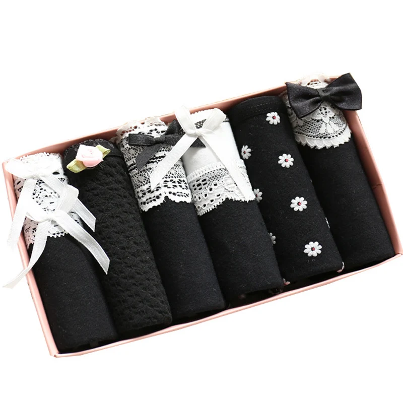 

6pcs/lot Underwear Women Panties Cotton Sexy Panites Calcinhas Bragas Mujer Culotte Femme Women's Briefs Panty Underwear Girls